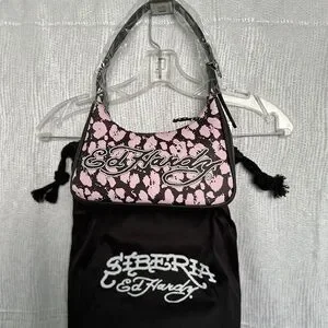 ed hardy ボストンバッグ pink-cotton-ed-hardy-handbag-